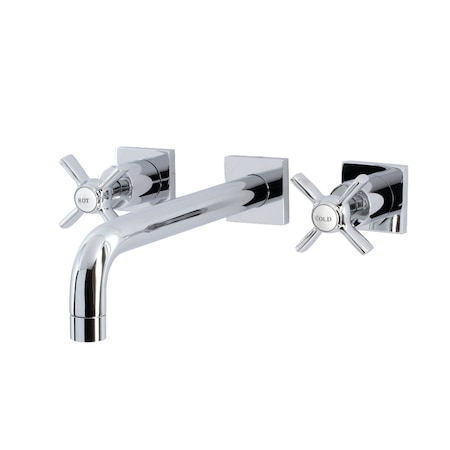 Kingston Brass KS6021ZX Wall Mount Tub Faucet, Polished Chrome KS6021ZX
